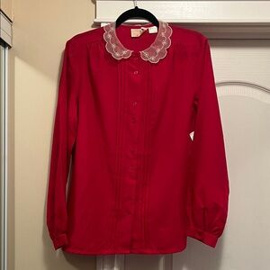 Hot Pink Vintage Blouse